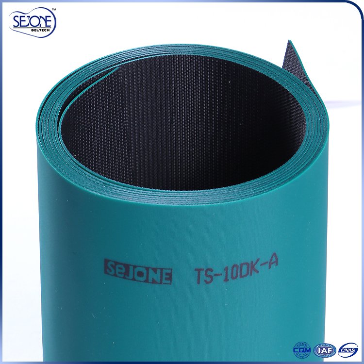 1.0mm TPU&RUBBER antistatic and elastic transmission belt for textile carding machine