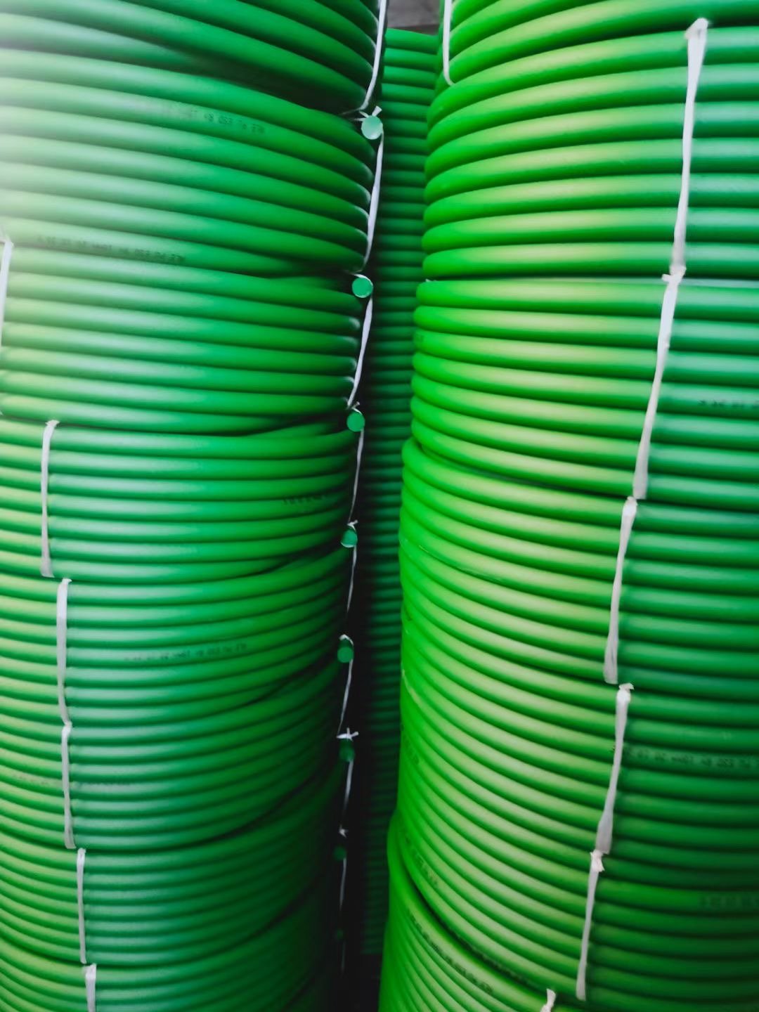 good quality discount price industrial Circular green 4mm Round Belt for transmission
