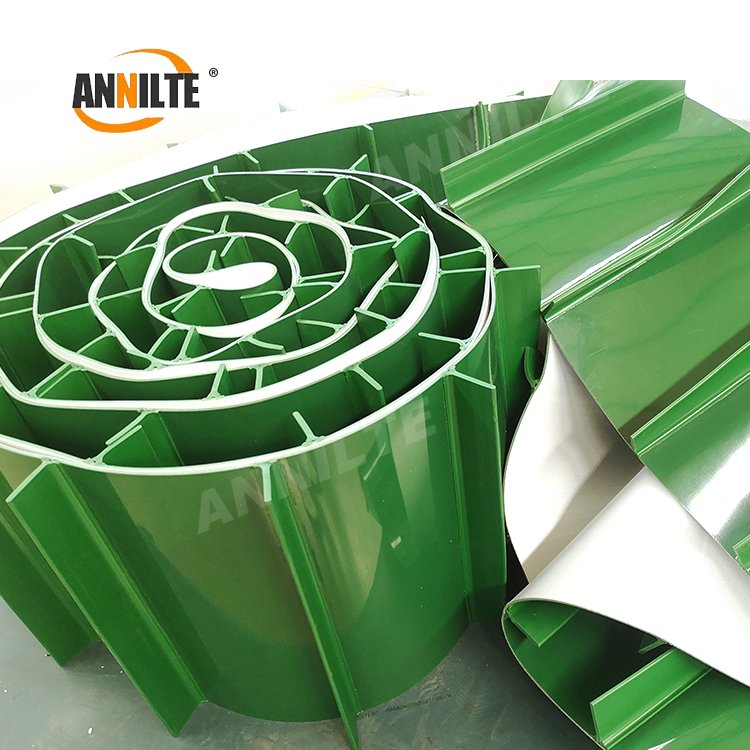 Annilte support custom Butterfly buckle fastener pvc conveyor belt factory