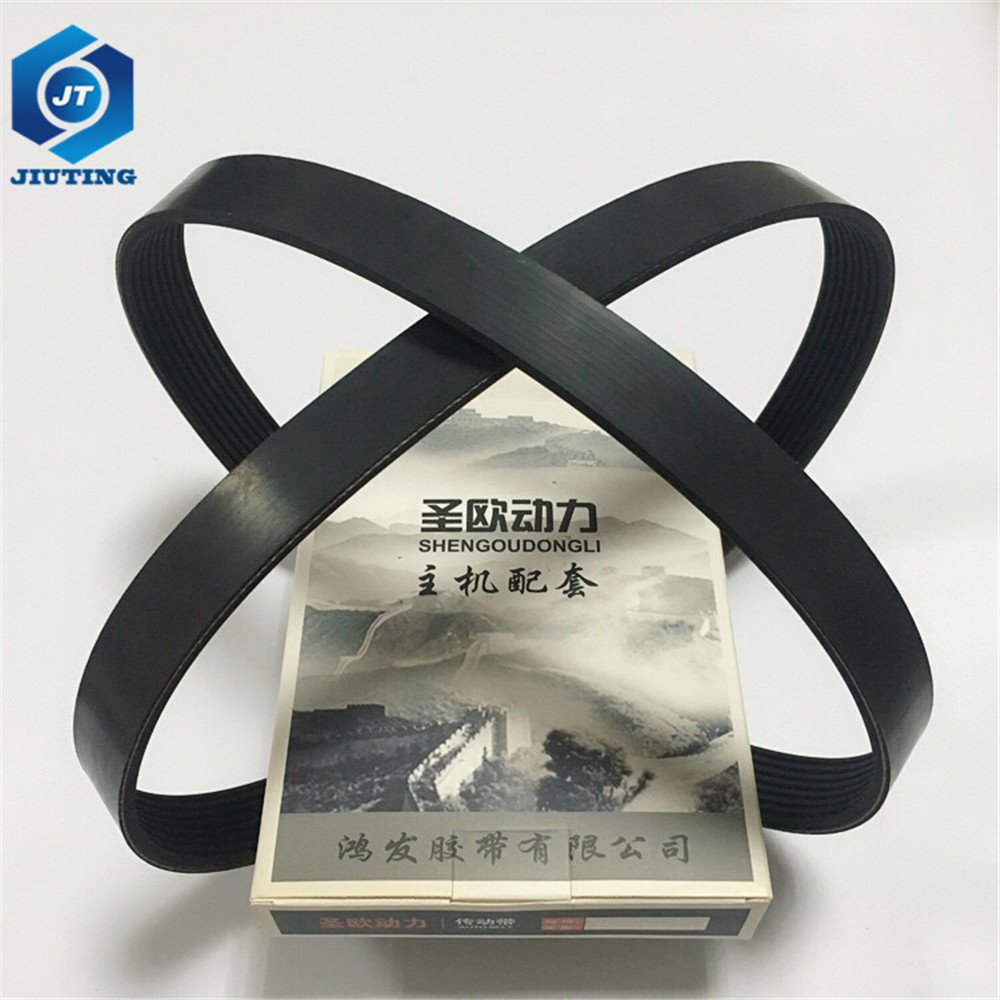 Hot Selling Automobile engine Transmission belt 4pk 6pk 7pk 8pk 9pk 10pk 12pk714 ribbed poly v belt