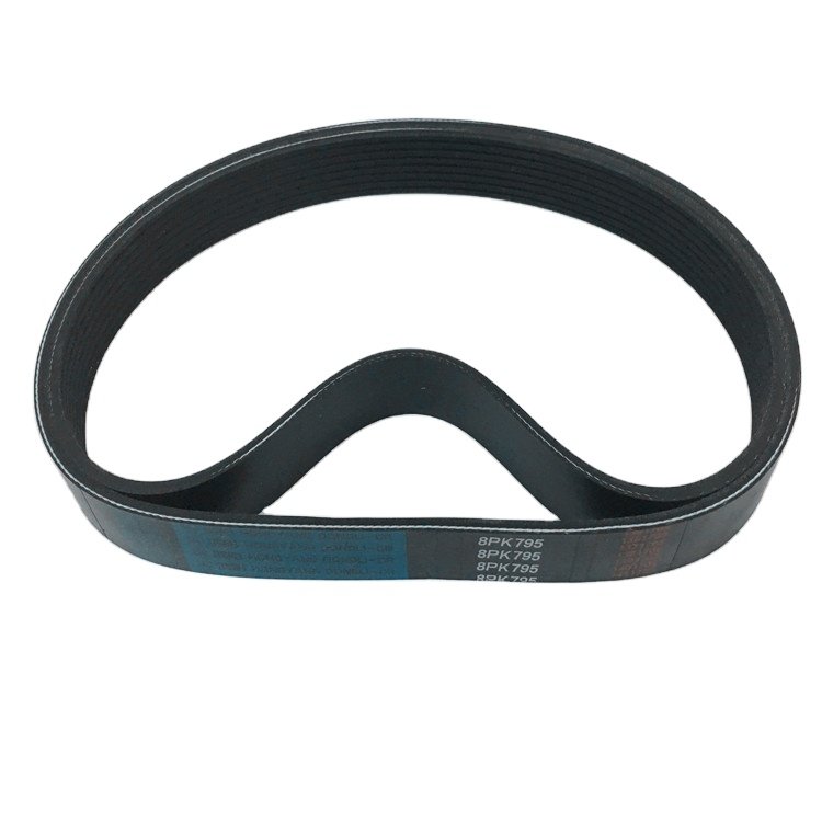 Hot Selling Automobile engine Transmission belt 4pk 6pk 7pk 8pk 9pk 10pk 12pk714 ribbed poly v belt