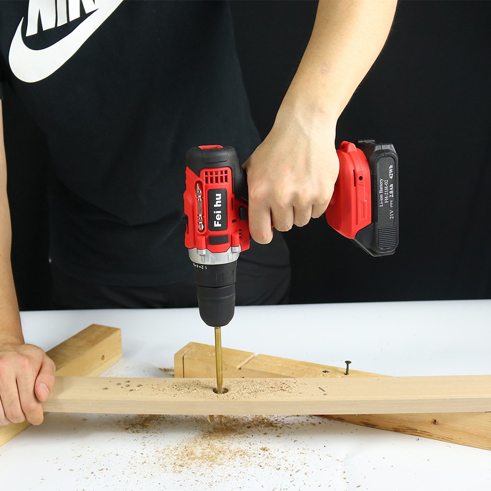 2024 Portable Cordless Power Tools Combo Cordless Drill Kits 21V Power Tools Set Accessory Screwdriver Machine