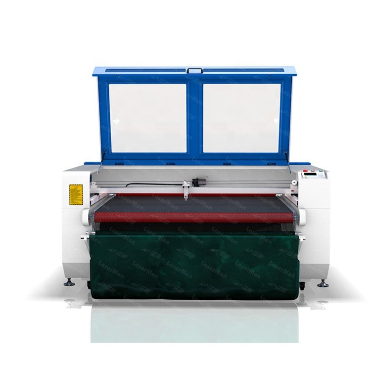 Hot selling Discount Price Mechanical Fabric Carpets Leather Embroidery Cutting Machines CO2 laser cutting machine 100w 130w