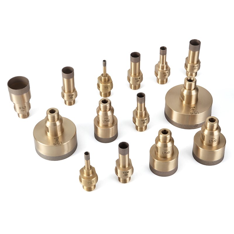 Diamond Coated Drill Bit Brass Unitary Glass Hole Drilling Bits For Power Tools 4mm-100mm