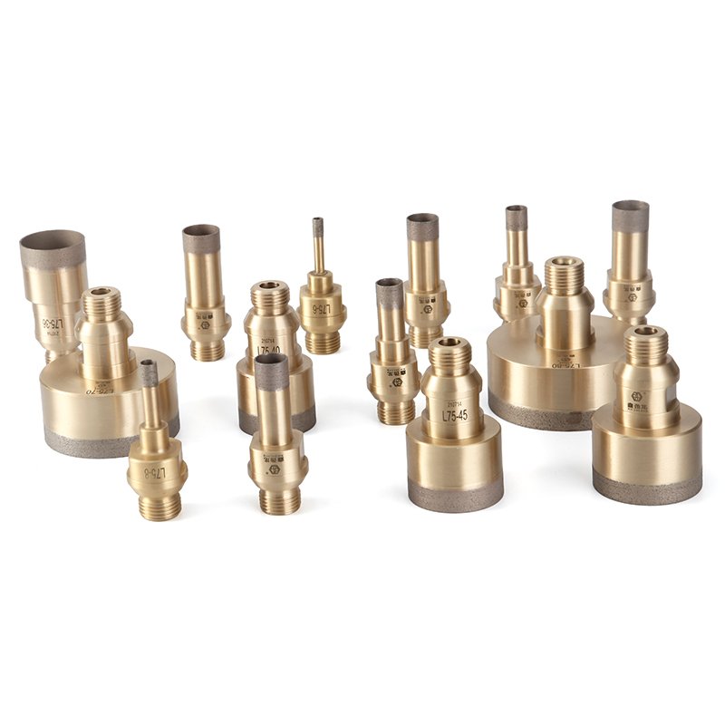 Diamond Coated Drill Bit Brass Unitary Glass Hole Drilling Bits For Power Tools 4mm-100mm