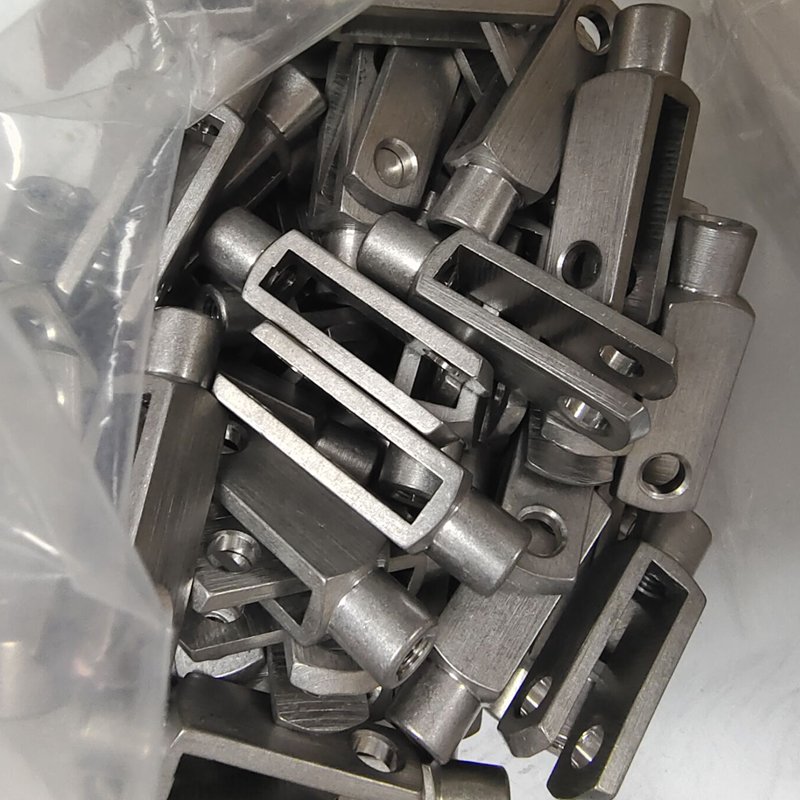 Construction Cable End Fittings stainless steel U Fork Rod Ends Clevis With Female Thread M6x1