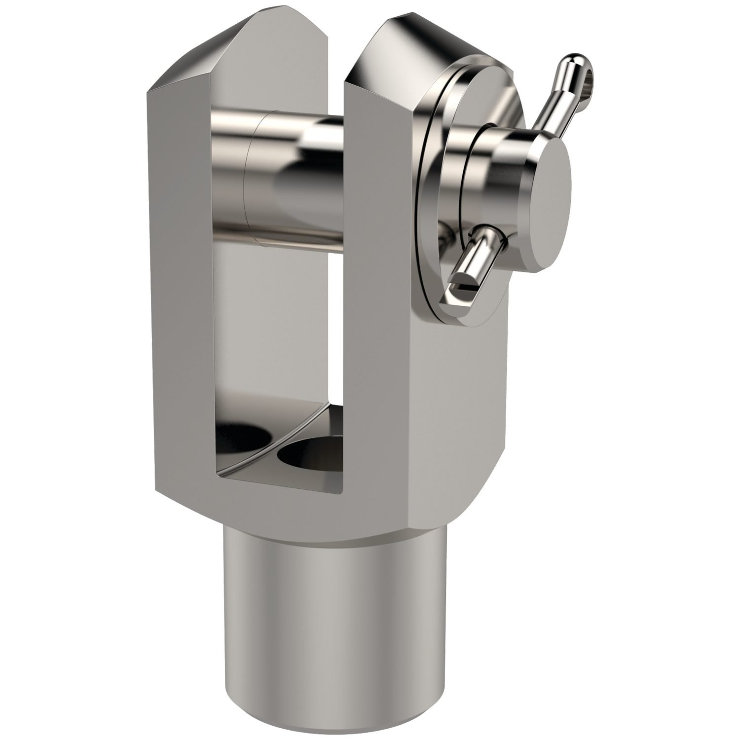 Construction Cable End Fittings stainless steel U Fork Rod Ends Clevis With Female Thread M6x1