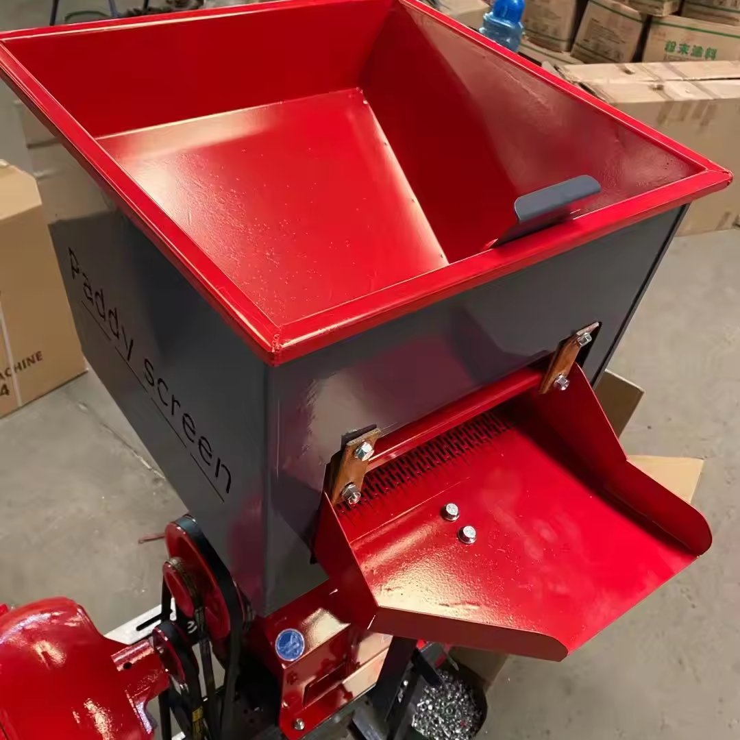 6 in One Automatic Combine Mini Rice Mill High-quality Labor-saving Portable Double Vibration Rice Milling and Crushing Machine