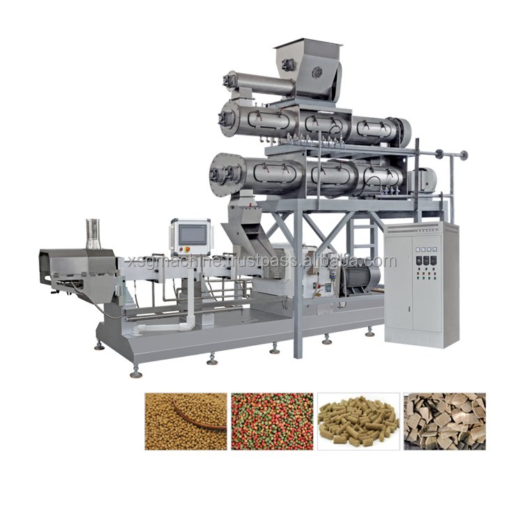 New Condition Fish Food Processing Production Line Pellets Making Machine for Corn Nuts Fruit Raw Materials