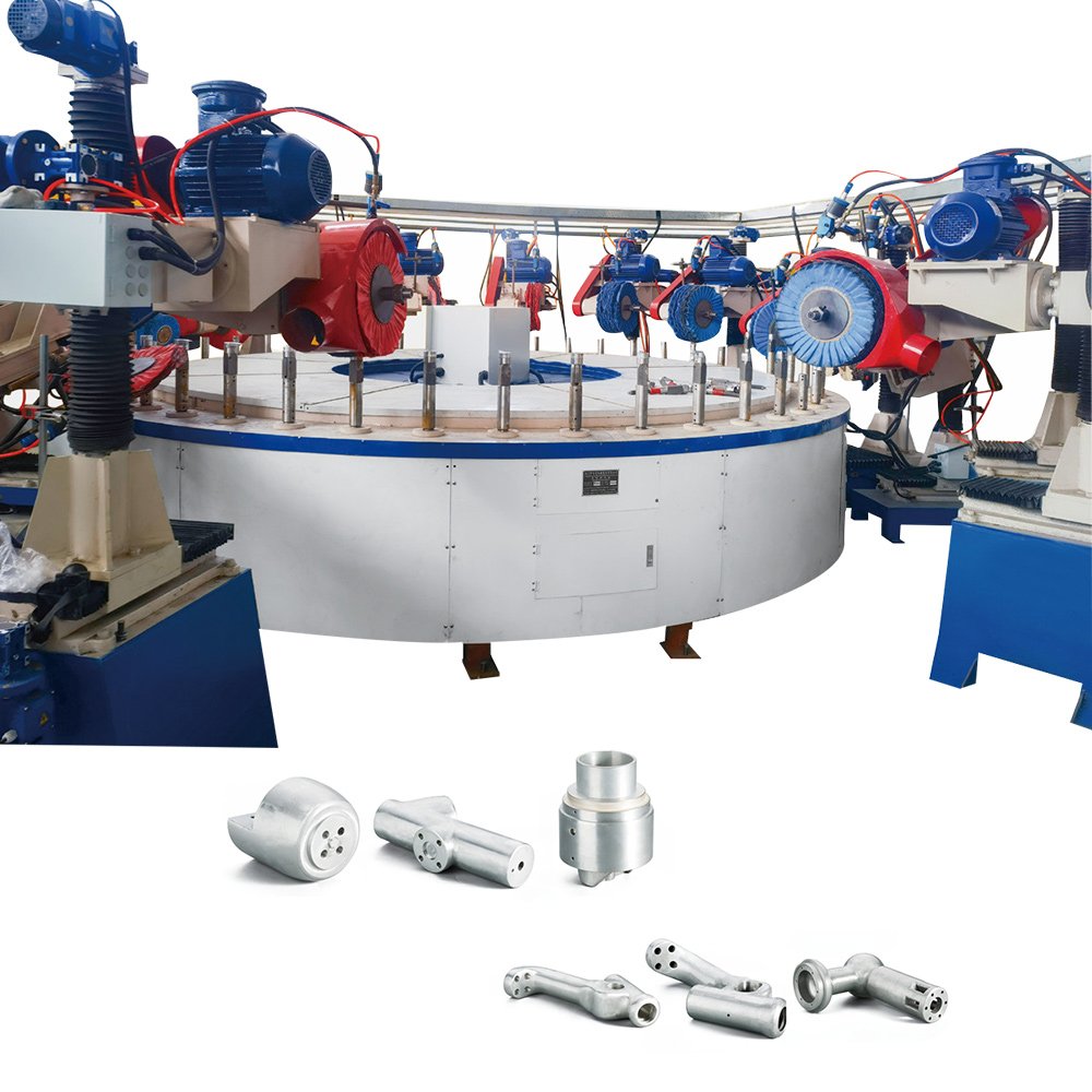 Polishing Grinding Fully Auto Polish Machine for Stainless Door Handle Brass Faucet Automotive Parts Accessories