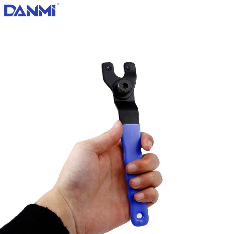 DANMI Adjustable Angle Grinder Wrench Key Pin Spanner Cutting Machine Essential Power Tool Accessory for Home Repair