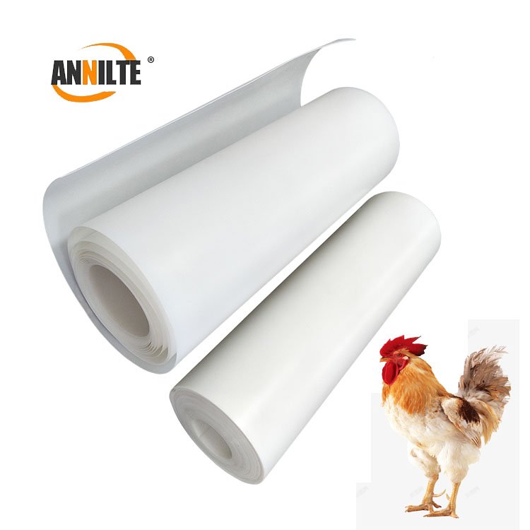 ANNILTE Poultry White PP manure conveyor belt for Chicken Manure Conveyor Belt customize