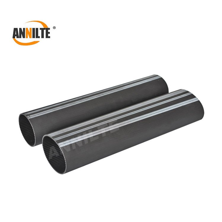 Annilte High Quality Long Annular Black Chloroprene Rubber Synchronization Timing Belt
