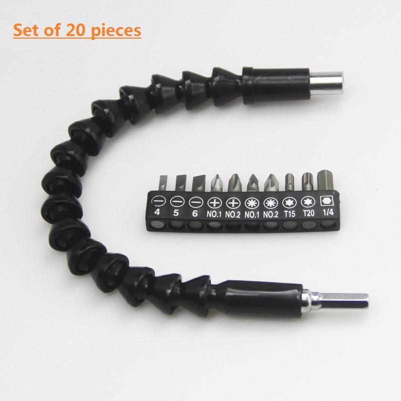 Hardware tools electric drill accessories universal flexible shaft grinding accessories batch head set multi-function