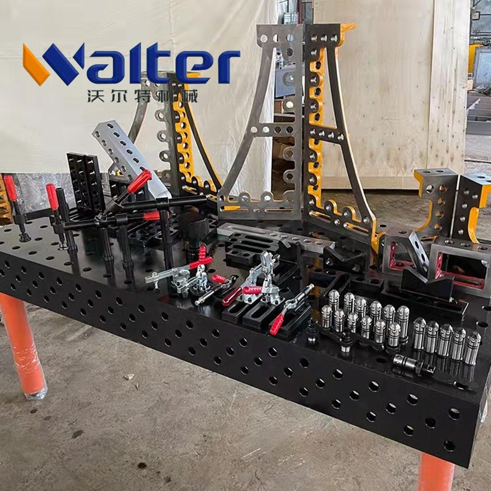 Professional 3D Welding Table Accessories Material Q355 Steel HT300 Cast Iron Durable Complete Sets Jigs Clamps Fixtures OEM