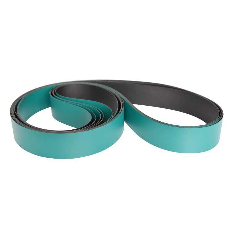 Open end or endless black-green high speed nylon sandwich transmission flat belt