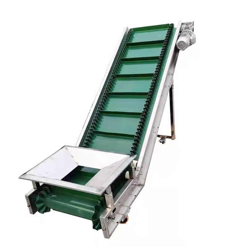 LIANGZO OEM High Inclination Angle Belt Conveyor Sidewall Belt Conveyor For Bulk Material