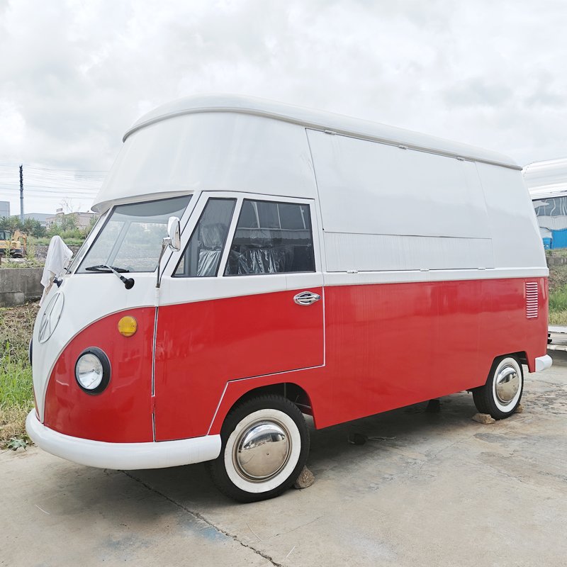 Concession Trailer Coffee Cart Electric Cheap Mobile Food Truck Hotdog Hamburger Catering BBQ Camper Truck for Sale