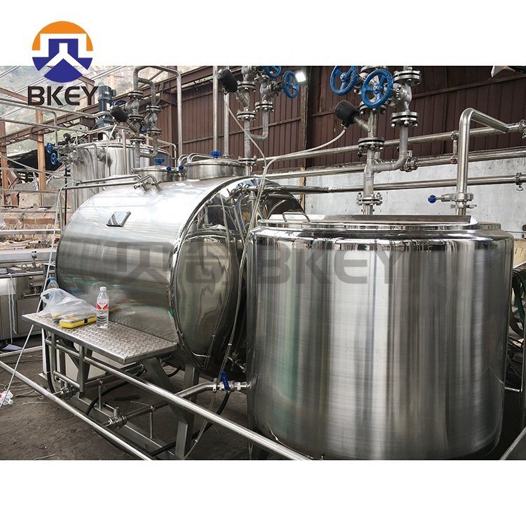 Factory Price Professional Manufacturer Semi Auto 500L CIP System for Yogurt Production Line