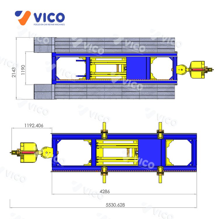 Good Quality Portable Frame Machine/car Chassis Straightener /auto Body Frame Machine ,frame Machine Chassis Liner #VF8000