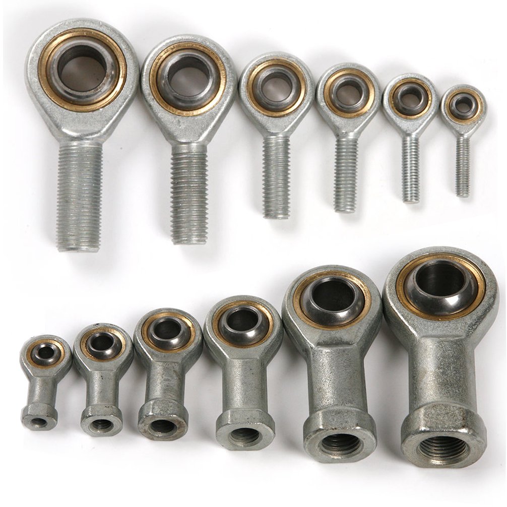 High-quality Original Custom Rod End M12 16mm Rose Joint Plain Bearing Stainless Steel Rod End Bearing