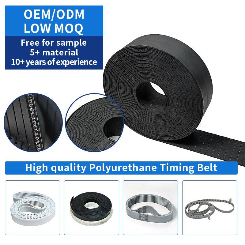 P2 P3 P4 2mm 3mm 4mm thick pu steel wire flat Polyurethane belt for Elevator and lifter