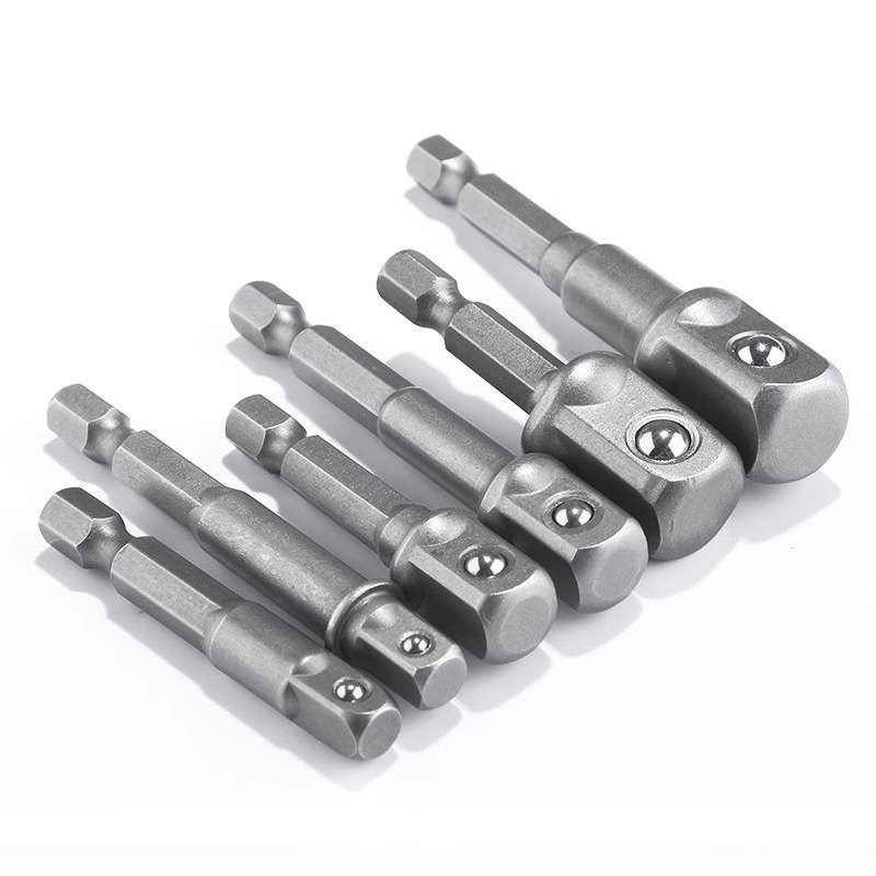 1/2" 1/4" 3/8" Socket Adapter Drive Shank Converter Impact Set Extension Drill Bits Power Electrical Drill Head Accessories -