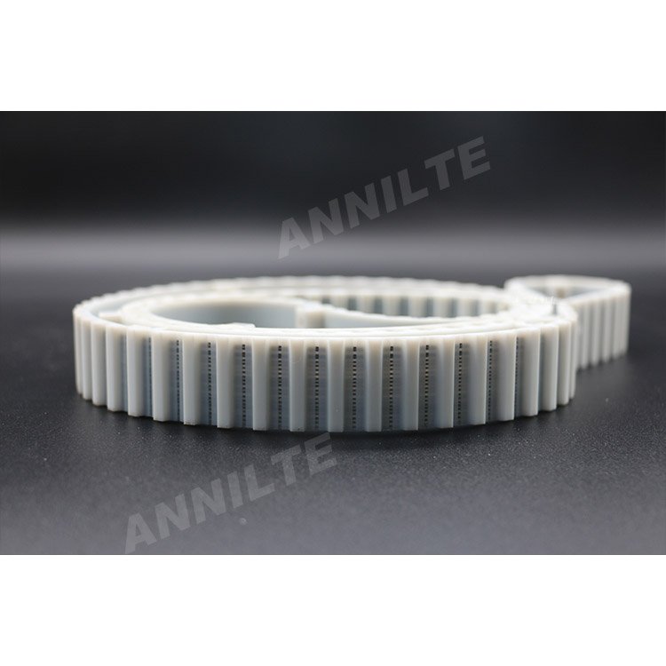 Annilte special pu timing belt pu drive belt htd3M 5M 8M steel cord timing belt with baffles