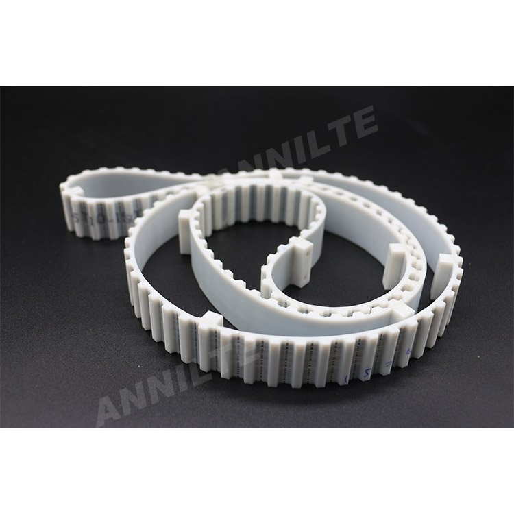 Annilte special pu timing belt pu drive belt htd3M 5M 8M steel cord timing belt with baffles