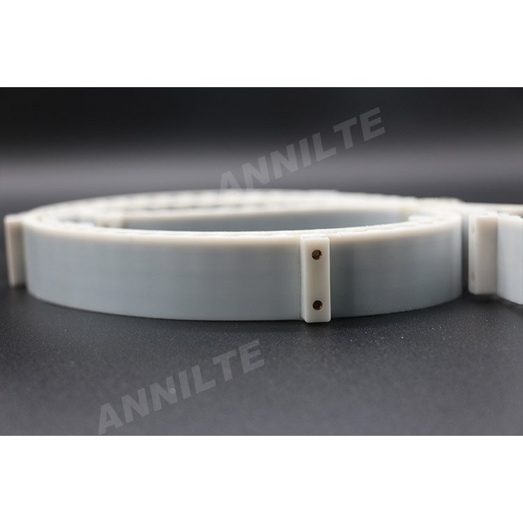 Annilte special pu timing belt pu drive belt htd3M 5M 8M steel cord timing belt with baffles