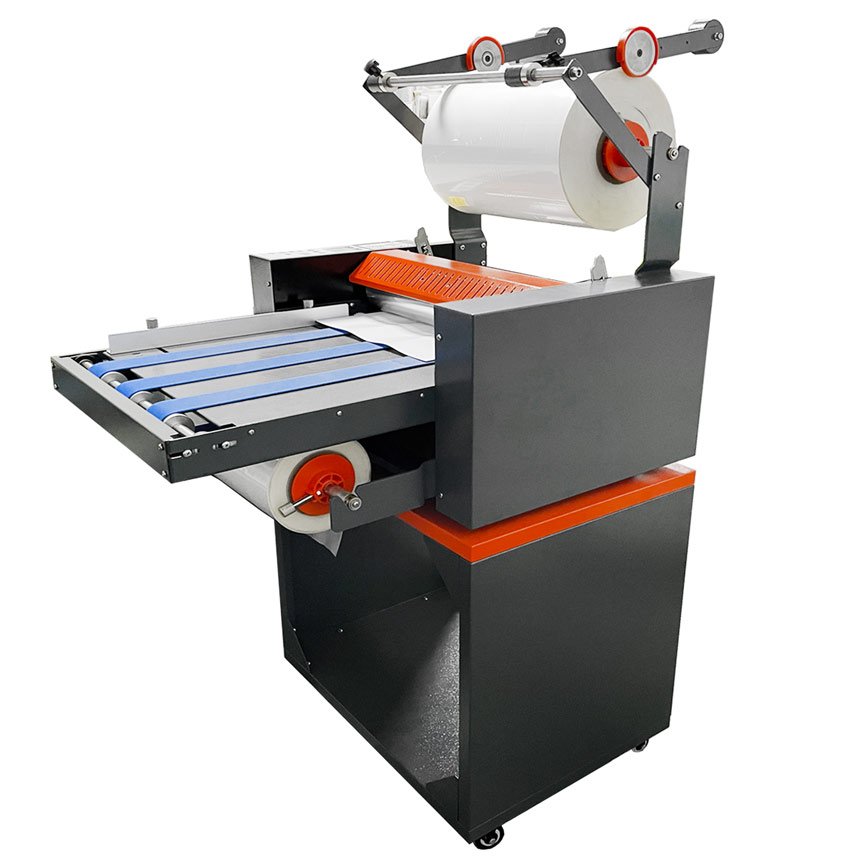 DB-390L Automatic Doule Side Roll Laminator machine 15'' 390mm