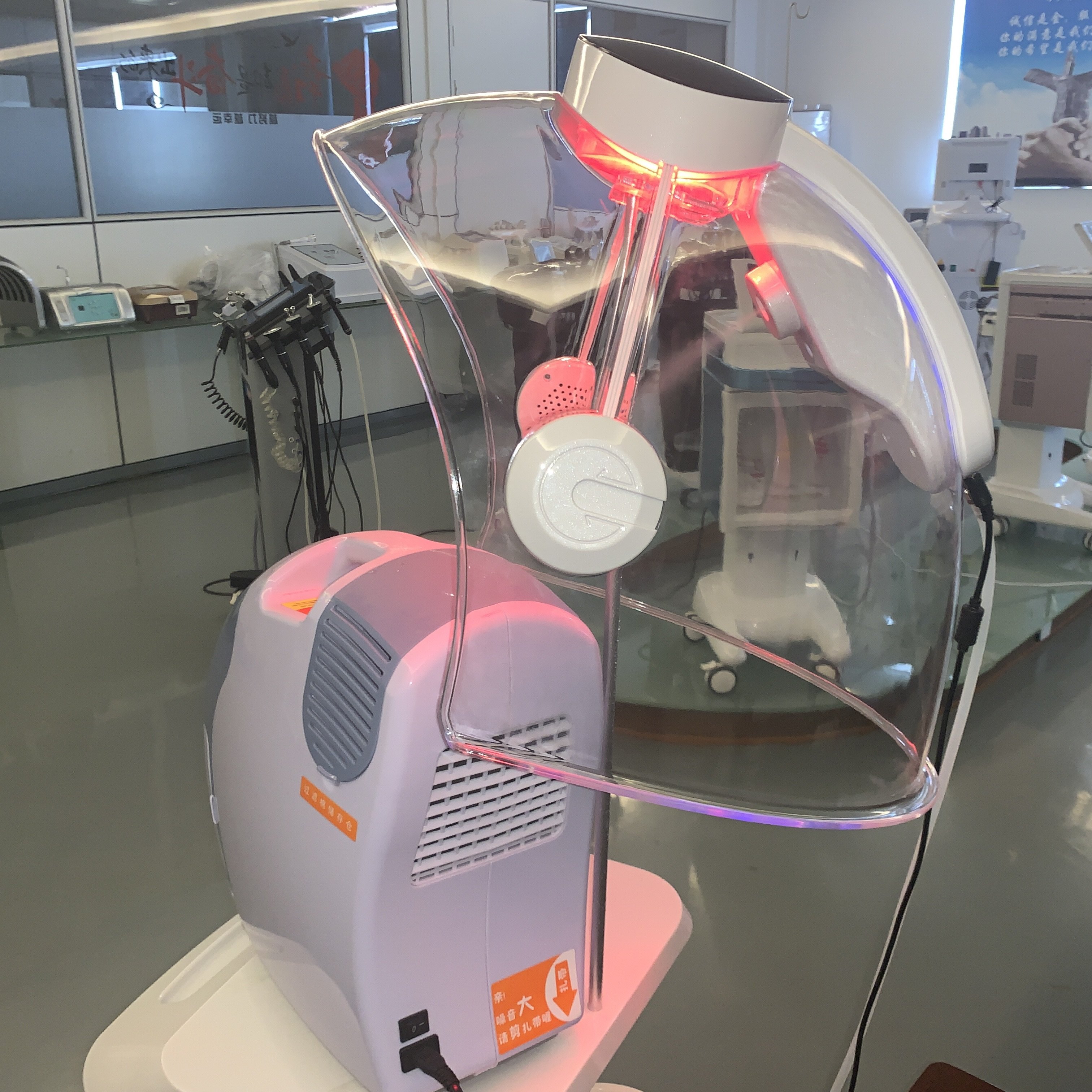 Led Dome Light Oxygen Jet Peeling Facial Beauty Machine Repair and Nurse the Damaged Skin Care Equipment