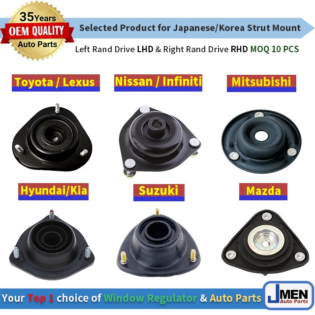Jmen for FIAT IDEA LINEA MAREA MOBI Strut Mount Bearing Rubber Boot Buffer pickup car Suspension Part