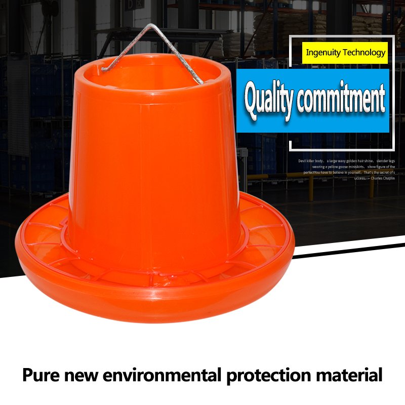 High Quality Poultry Automatic Chicken Eating Feeder Yellow Jar Kit Diy Duck and Chicken Feeder Barrel for Farm Equipment