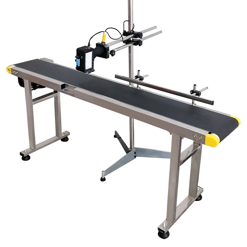 Adjustable Speed Standard 1500mm Customizable Industry Conveyor Belt for Inkjet Laser Coding