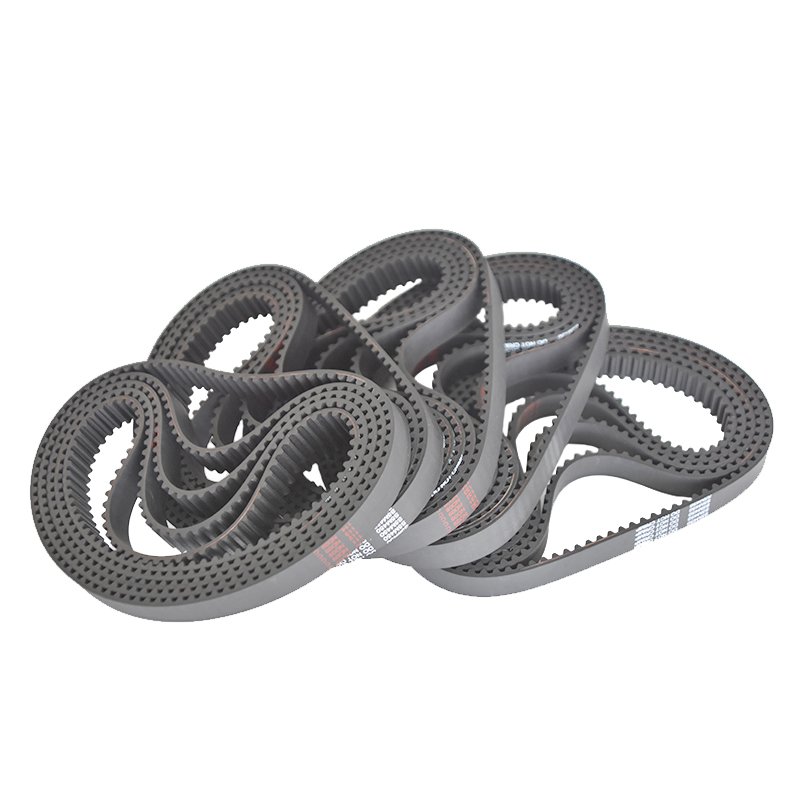 Standard VFFS packing industrial power transmission rubber PU timing belt rubber molded coated vacuum pulling film down belt