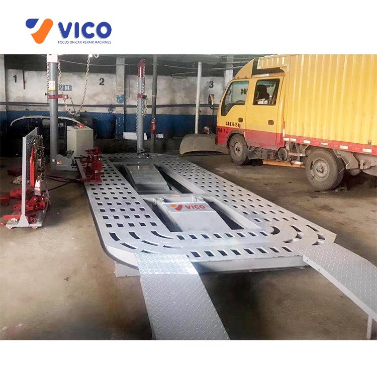 Vico Auto Body Frame Machine Chassis Liner Car Repair Bench Automotive Service Center Straightening Work Table Full Lift#VF5400