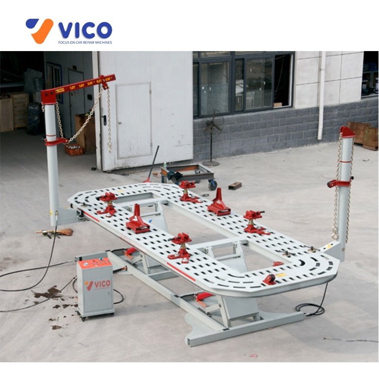 Vico Auto Body Frame Machine Chassis Liner Car Repair Bench Automotive Service Center Straightening Work Table Full Lift#VF5400