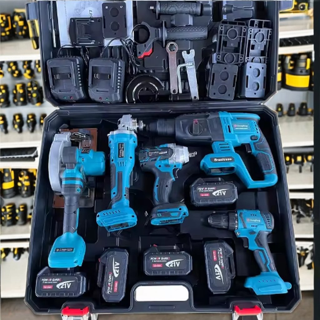 Direct Sales By The Manufacturer 5-in-1 Cordless power tool Set Household power tool Set Electric Hammer