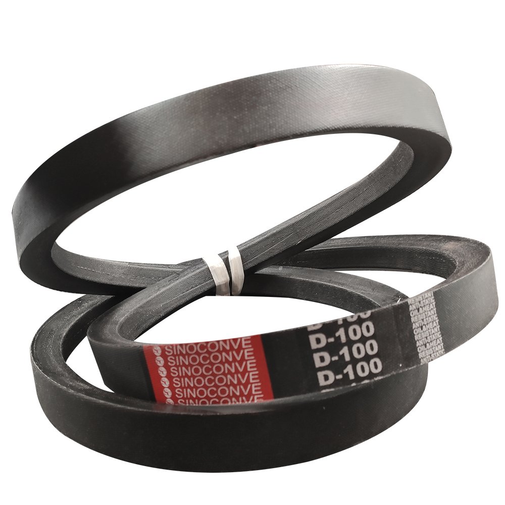 Type 3V 5V 8V Industrial Wrapped Rubber V Belt for Machine