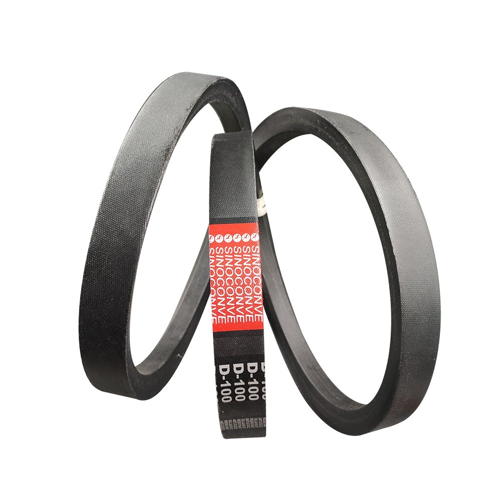 Type 3V 5V 8V Industrial Wrapped Rubber V Belt for Machine