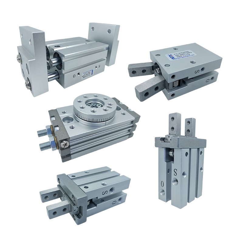 Dual Rod Pneumatic Air Cylinder Pneumatic Cylinder 400mm Stroke Pneumatic Cylinder For Bottle Blowing Machine