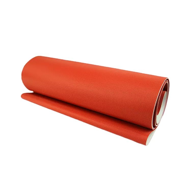 Manufacturer customized high quality various color diamond pattern PVC commercial treadmill running belt