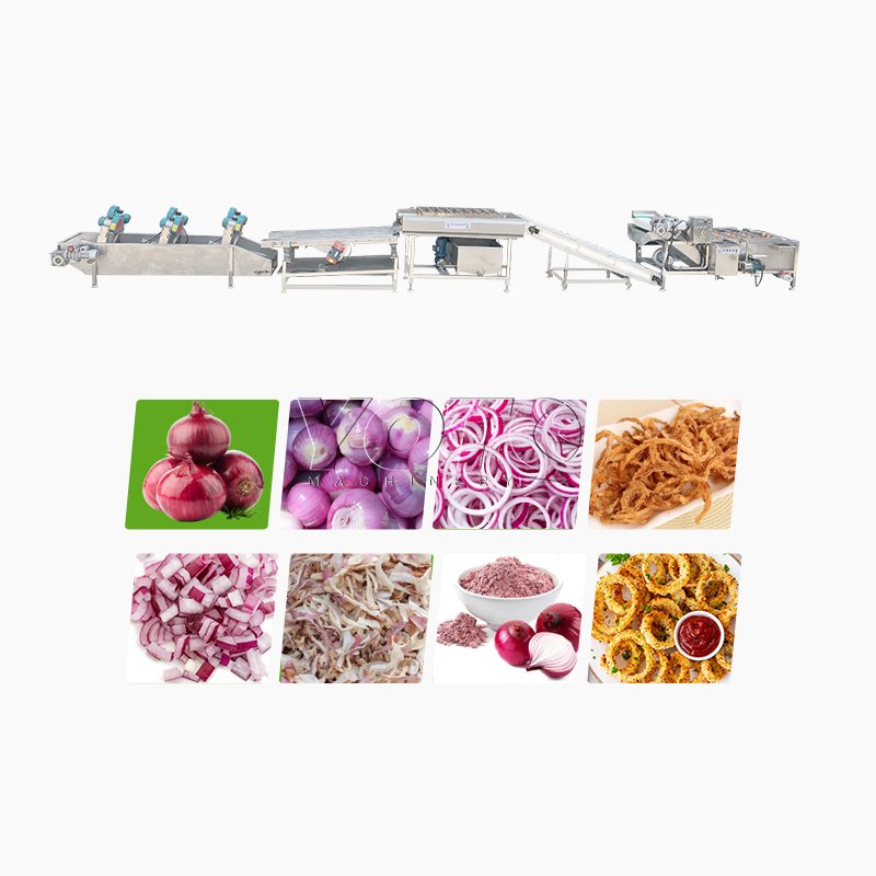 Dehydrated Onion Powder Making Machine Whole Processing Line Dry Vegetable Food Powder Machine