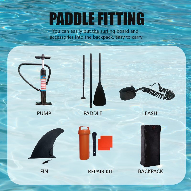 Foam Stand up Paddle Board Double Layer Race Foldable Inflatable Sup Board Stand up Paddleboard