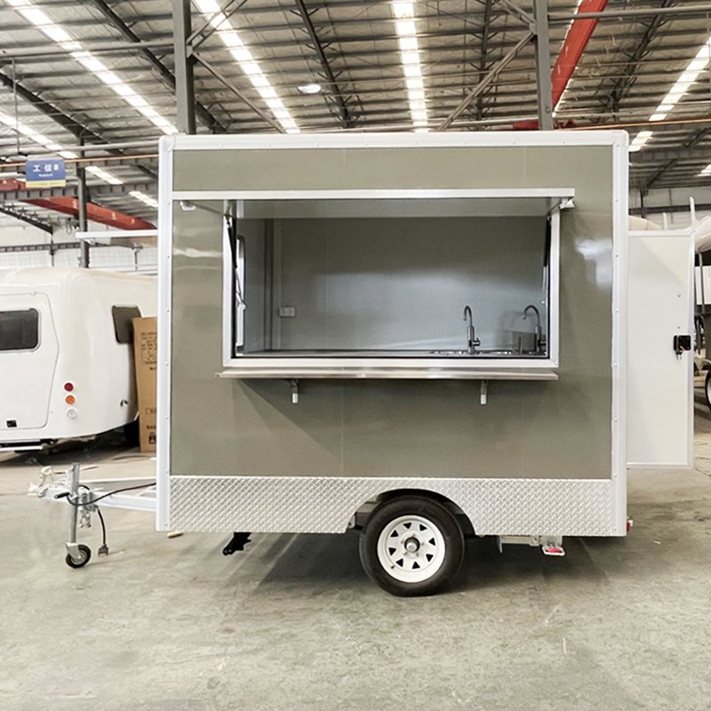 Coffee Hotdog Burger Candy Cart for Sale Taco Food Truck Custom Size Mobile Kitchen Van Camping Trailer for Sale America