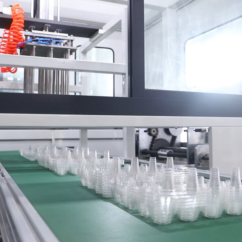 Fully Automatic Cake Tray Egg Tray Manufacturing Forming Machine Production Line