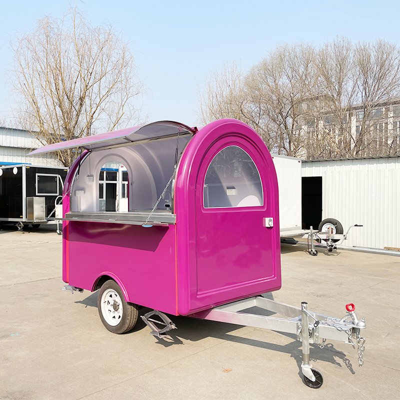 Small Food Truck Snack Juice Vending Wedding Party Used Coffee Ice Cream Hot Dog Mobile Food Cart for Sale