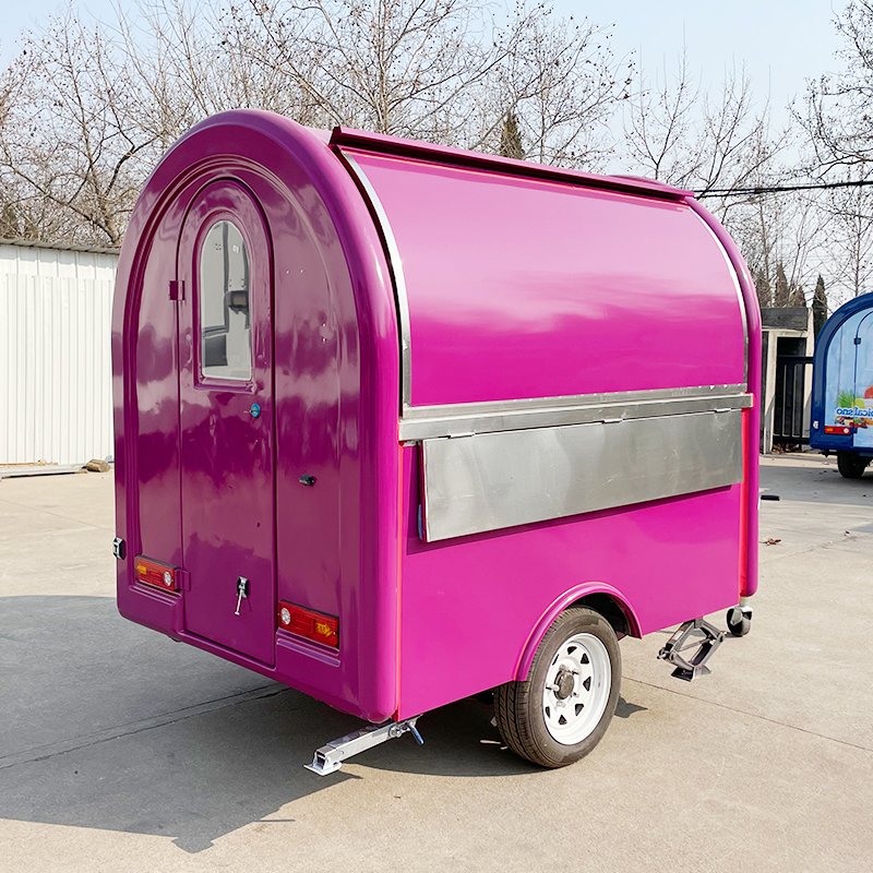 Small Food Truck Snack Juice Vending Wedding Party Used Coffee Ice Cream Hot Dog Mobile Food Cart for Sale