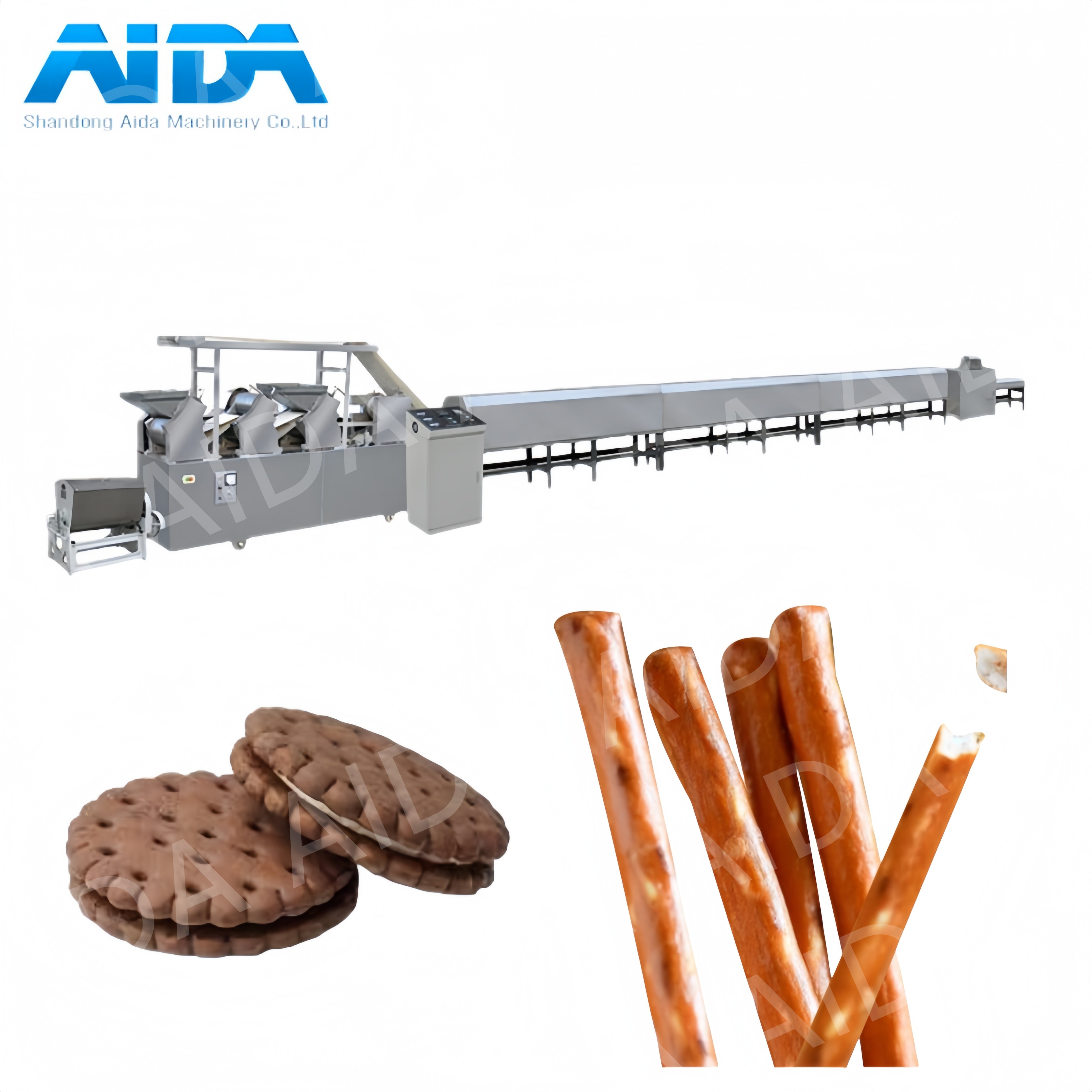 Pretzel Bath Biscuit Production Equipment Automatic Pretzel Biscuit Production Line